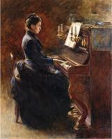 Robinson, Theodore - Girl at Piano
